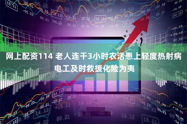网上配资114 老人连干3小时农活患上轻度热射病 电工及时救援化险为夷